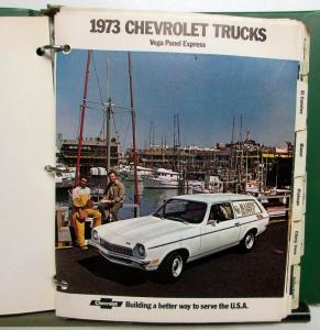 1973 Chevrolet Truck Light Duty Album Color Selection C/K Vega El Camino Blazer