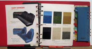 1973 Dodge Car Truck Color & Upholstery Album Coronet Challenger Charger Dart