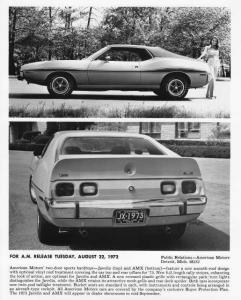 1973 AMC Javelin and AMX Press Photo 0032