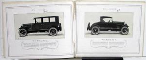 1925 Buick Prestige Sales Brochure Standard and Master Models Rare Original