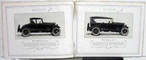 1925 Buick Prestige Sales Brochure Standard and Master Models Rare Original