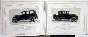 1925 Buick Prestige Sales Brochure Standard and Master Models Rare Original