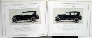 1925 Buick Prestige Sales Brochure Standard and Master Models Rare Original