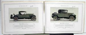 1925 Buick Prestige Sales Brochure Standard and Master Models Rare Original