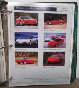 1998 Chevrolet Product Info Guide Camaro Monte Carlo S10 Corvette C/K Blazer