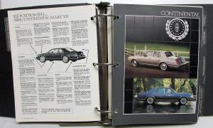 1984 Lincoln Mercury Album Continental Mark VII Grand Marquis Capri Town Car