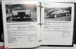 1984 Lincoln Mercury Album Continental Mark VII Grand Marquis Capri Town Car