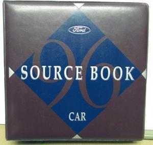 1996 Ford Source Book Dealer Album Mustang Tbird Escort Contour Probe Taurus