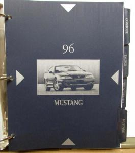 1996 Ford Source Book Dealer Album Mustang Tbird Escort Contour Probe Taurus