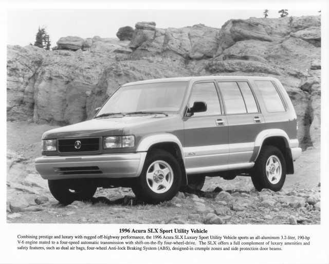 1996 Acura SLX SUV Press Photo 0170