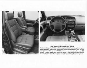 1996 Acura SLX SUV Interior Press Photo 0171