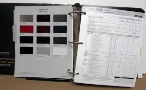 2003 Ford Truck Color & Upholstery Album F-Series E-Series Ranger Super Duty