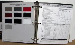 2003 Ford Truck Color & Upholstery Album F-Series E-Series Ranger Super Duty