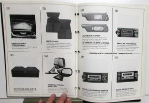 1978 General Motors Parts Division Dealer Accessory Catalog Chevrolet Pontiac
