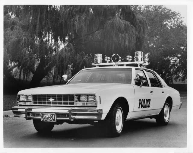 1977 Chevrolet Impala Police Car Press Photo and Release 0548