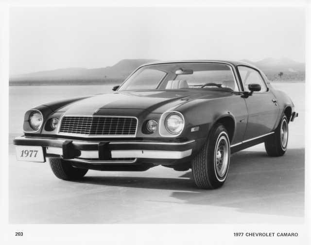 1977 Chevrolet Camaro Press Photo 0562