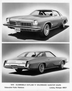 1973 Oldsmobile Cutlass S Colonnade Hardtop Coupe Press Photo 0338