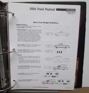 2004 Ford Truck Source Book Paint Chips Ranger F Series E Series Heritage Pickup