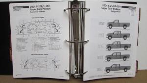 2004 Ford Truck Source Book Paint Chips Ranger F Series E Series Heritage Pickup