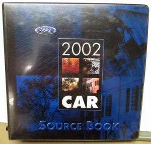 2002 Ford Car Source Book Mustang Thunderbird Crown Victoria Taurus ZX2 Focus