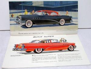 1955 Buick Roadmaster 70 Super 50 Century 60 Special 40 XL Sales Brochure Orig