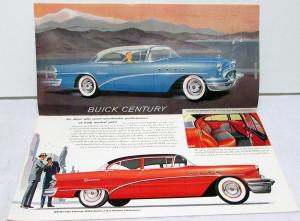 1955 Buick Roadmaster 70 Super 50 Century 60 Special 40 XL Sales Brochure Orig