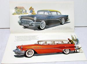 1955 Buick Roadmaster 70 Super 50 Century 60 Special 40 XL Sales Brochure Orig