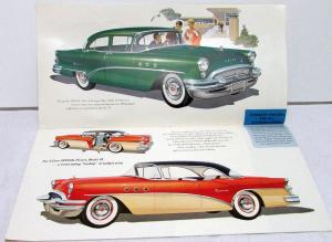 1955 Buick Roadmaster 70 Super 50 Century 60 Special 40 XL Sales Brochure Orig