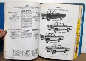 1979 Chevrolet Trucks Data Book Light Duty LUV El Camino PickUp Blazer