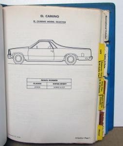 1979 Chevrolet Trucks Data Book Light Duty LUV El Camino PickUp Blazer