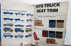 1979 Chevrolet Trucks Data Book Light Duty LUV El Camino PickUp Blazer