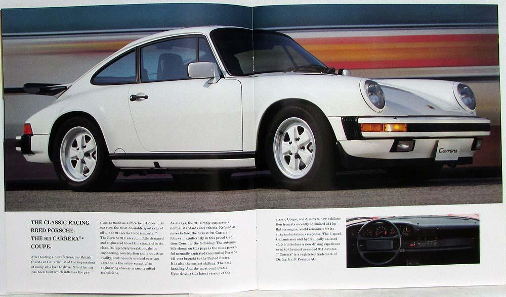 Porsche 911 928 944 US Prospekt brochure 12S 1990 Quadratisch Englisch ab 1. 