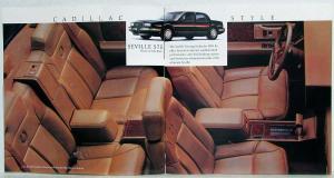 1989 Cadillac Allante Fleetwood DeVille Eldorado Seville Brougham Sales Brochure