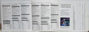 1989 Cadillac Allante Fleetwood DeVille Eldorado Seville Brougham Sales Brochure