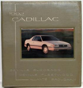 1992 Cadillac New Models Press Kit Large Editors Edition Media Seville Eldorado