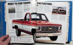 1978 Chevrolet Trucks Data Book Light Duty LUV El Camino PickUp Blazer