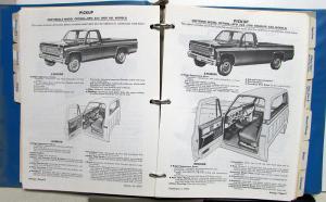 1978 Chevrolet Trucks Data Book Light Duty LUV El Camino PickUp Blazer