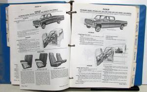 1978 Chevrolet Trucks Data Book Light Duty LUV El Camino PickUp Blazer