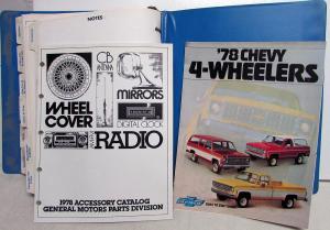 1978 Chevrolet Trucks Data Book Light Duty LUV El Camino PickUp Blazer
