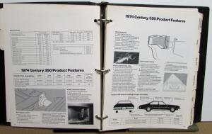 1974 Buick Opel Dealer Product Selling Guide Data Book Album GS Riviera Regal