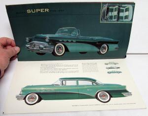 1956 Buick Roadmaster 70 Super 50 Century 60 Special 40 Sales Brochure Large