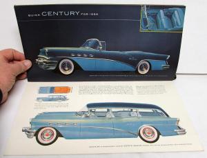 1956 Buick Roadmaster 70 Super 50 Century 60 Special 40 Sales Brochure Large