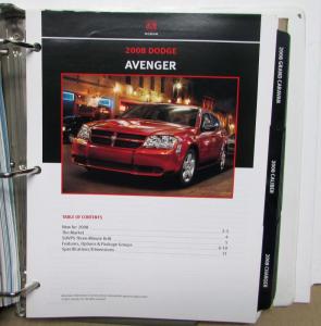 2008 Chrysler Jeep Dodge Product Guide Viper Charger 300CSRT8 Avenger Ram Pickup