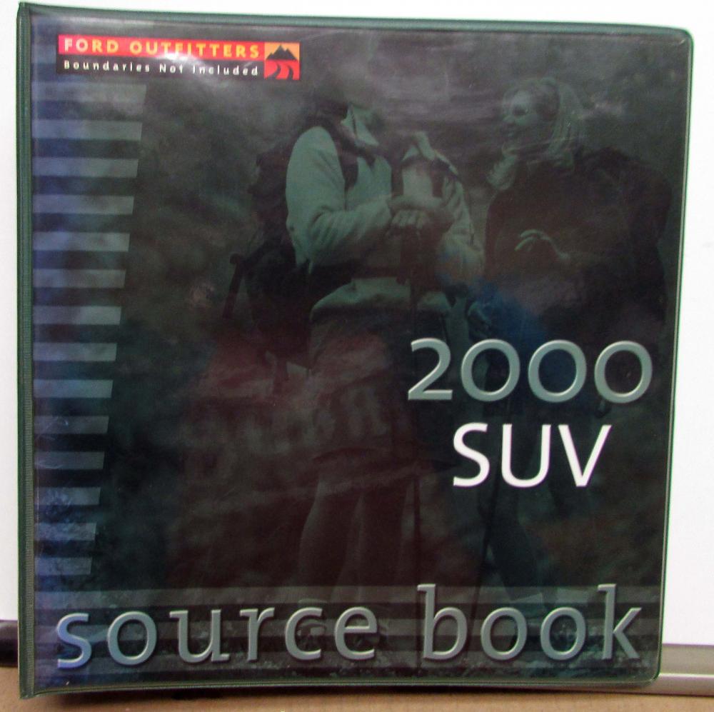 2000 Ford SUV Source Book Escape Explorer Expedition Excursion