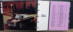 1975 Dodge Car & Truck Data Book Dart Charger Truck Ramcharger