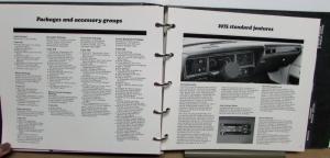 1975 Dodge Car & Truck Data Book Dart Charger Truck Ramcharger