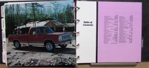 1975 Dodge Car & Truck Data Book Dart Charger Truck Ramcharger