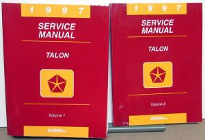 1997 Eagle Talon Dealer Service Shop Repair Manual 2 Volume Set Original