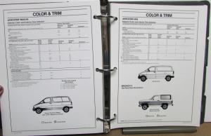 1988 Ford Light Truck Facts Book Ranger Econoline Bronco II F-Series