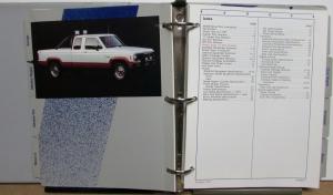1987 Ford Light Truck Facts Book Ranger Econoline Bronco II F-Series C/K